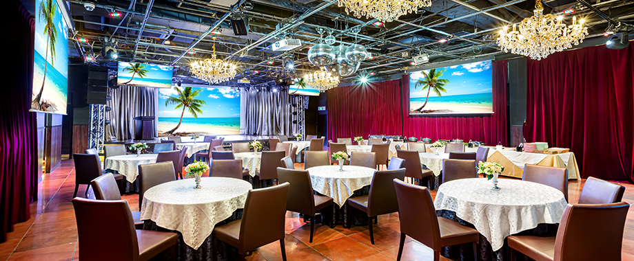 BF、B2Fの全フロア貸切なら最大250名まで対応OK！