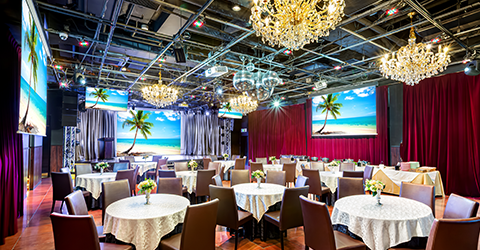 最大170名様OK！レイアウトが自由自在だから人数に応じた会場をご用意いたします！