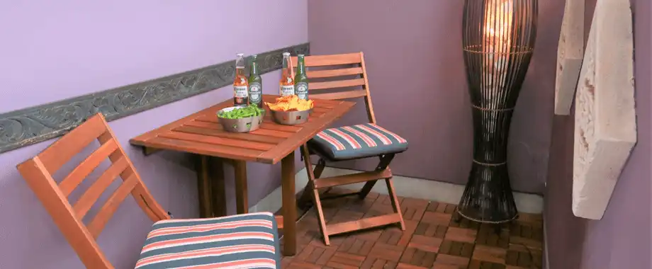 専用バルコニーが付いているので喫煙者に禁煙者両方に安心！